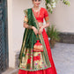 Embroidered Jacquard Silk Lehenga Choli