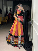 Captivating Multi-Color Mirror Work Navratri Special Lehenga Choli