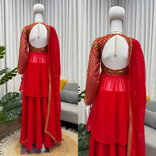 Designer Sharara Set – Elegant Ethnic Wear