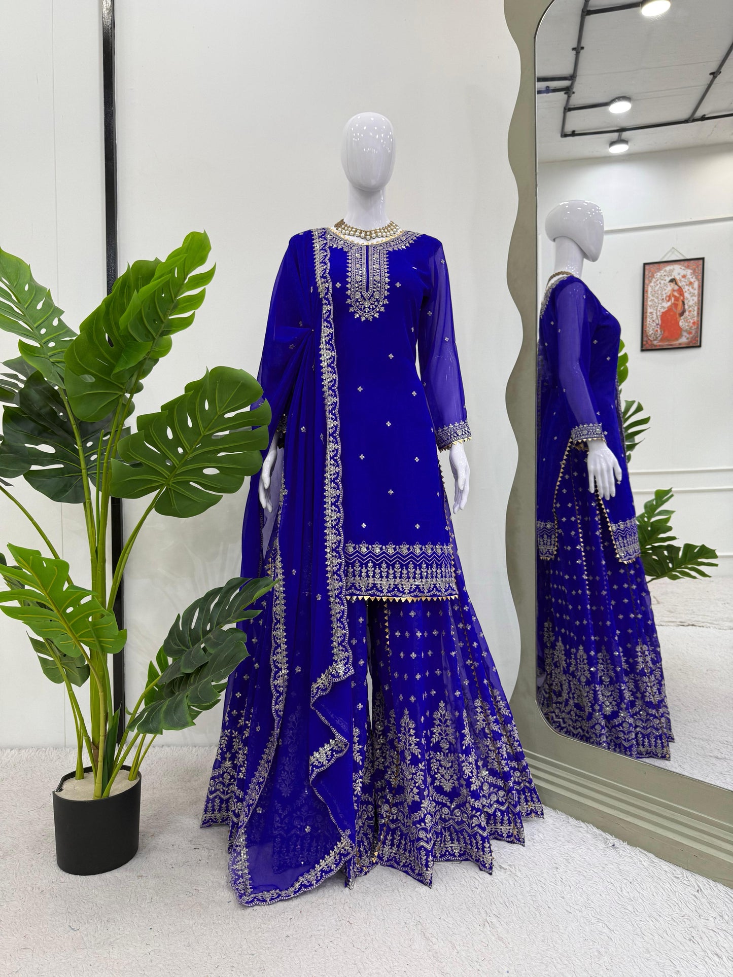 Designer Sharara Set – Elegant Ethnic Wear