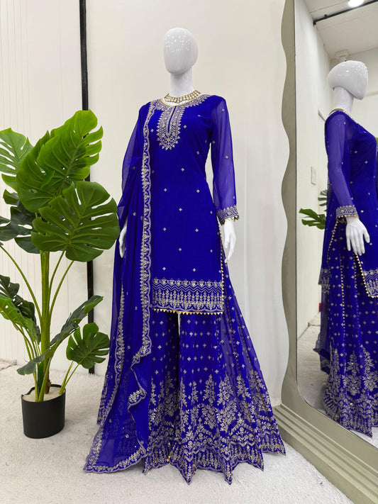 Designer Sharara Set – Elegant Ethnic Wear