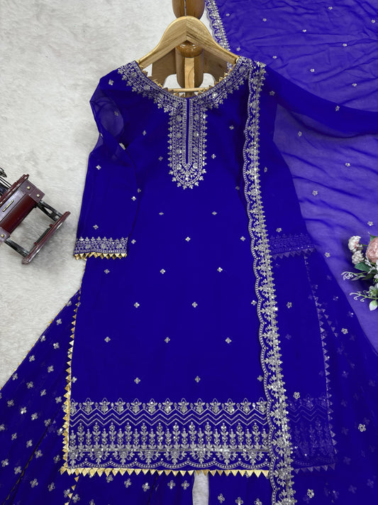 Designer Sharara Set – Elegant Ethnic Wear