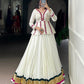 Let your Navratri nights shine brighter with the sparkle of mirror Gamthi work and the effortless flow of rayon fabric