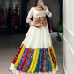 Multicolor beauty with a touch of tradition – designed for Garba moves
