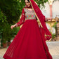 Launching New Party Wear Look Gown Dupatta Set