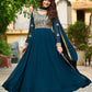 Launching New Party Wear Look Gown Dupatta Set