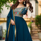 Launching New Party Wear Look Gown Dupatta Set