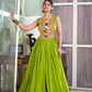Festive Fashion at Its Best: Rayon Lehenga and Gamthi Work Blouse for Navratri