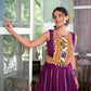 Festive Fashion at Its Best: Rayon Lehenga and Gamthi Work Blouse for Navratri