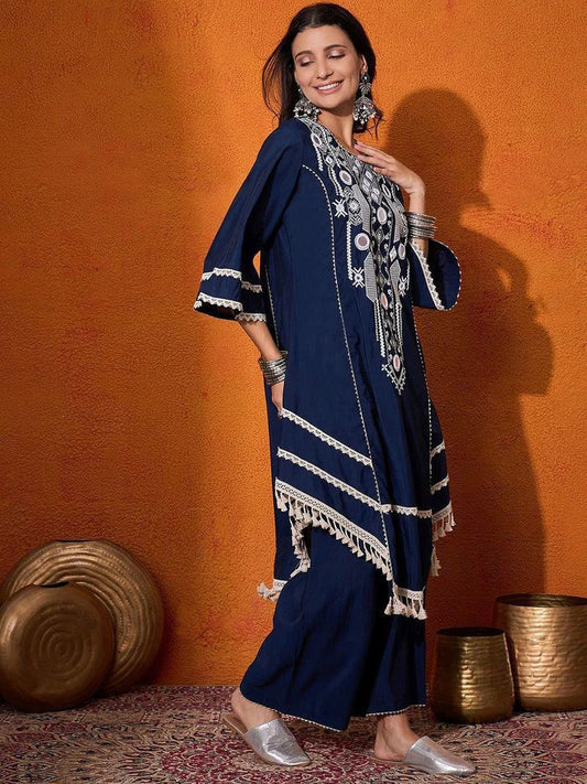 Step into effortless charm with our exclusive 2-piece set – crafted for comfort, stitched with grace.