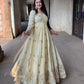 Enhance the beauty of your wardrobe with this newly launched designer anarkali gown with elegant dupatta
