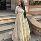 Enhance the beauty of your wardrobe with this newly launched designer anarkali gown with elegant dupatta