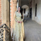 Enhance the beauty of your wardrobe with this newly launched designer anarkali gown with elegant dupatta