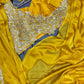 New Super Trending Embroidery cording work ready to wear saree with Embroidery Blouse