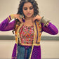 Navratri special shrug and blouse
