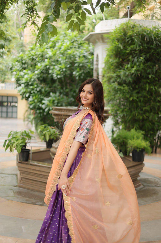 Lehenga choli with dupatta collections-2025