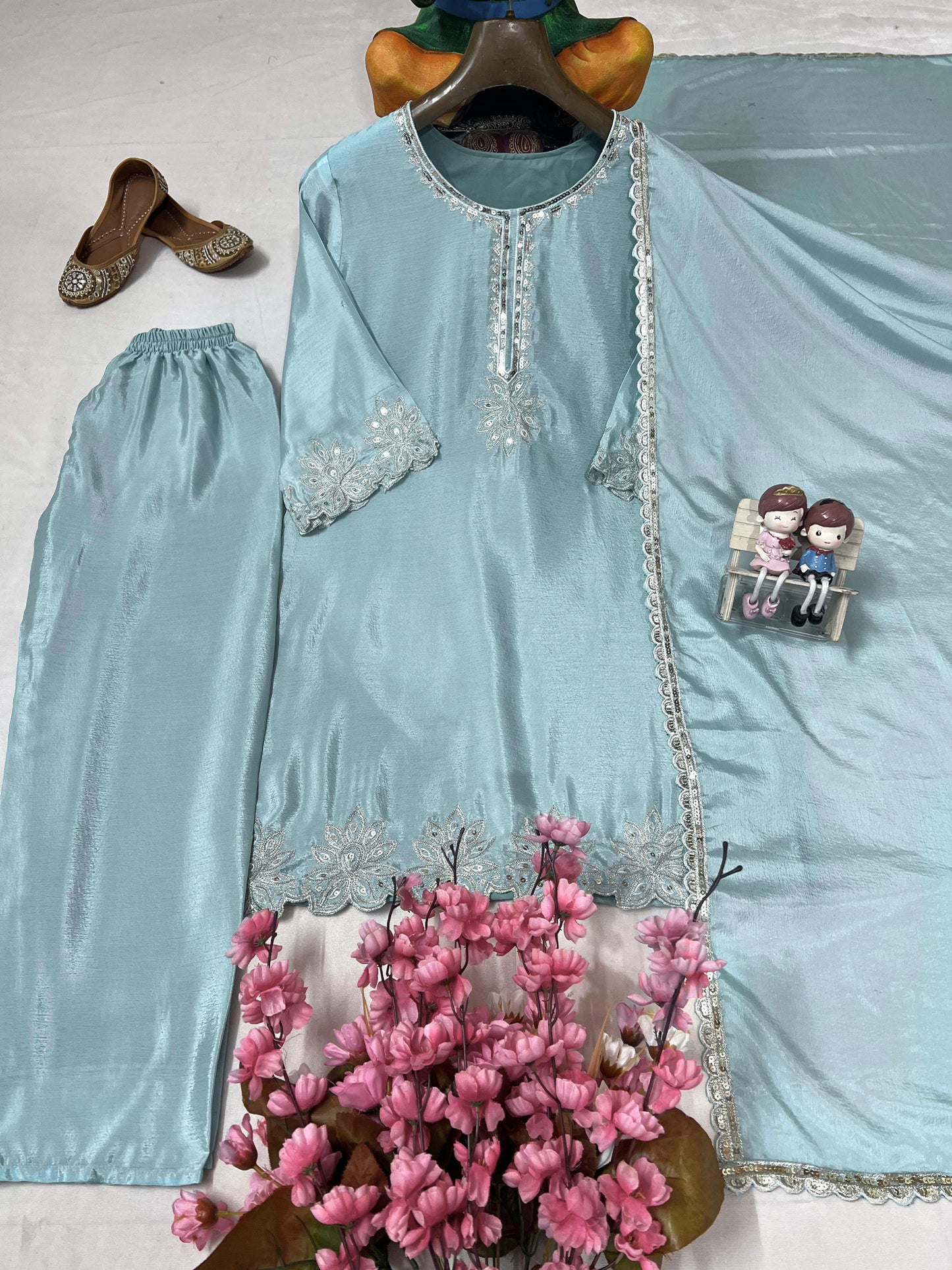 Enhance the Beauty of Your Wardrobe with This Newly Launched Kurti-Pant Set