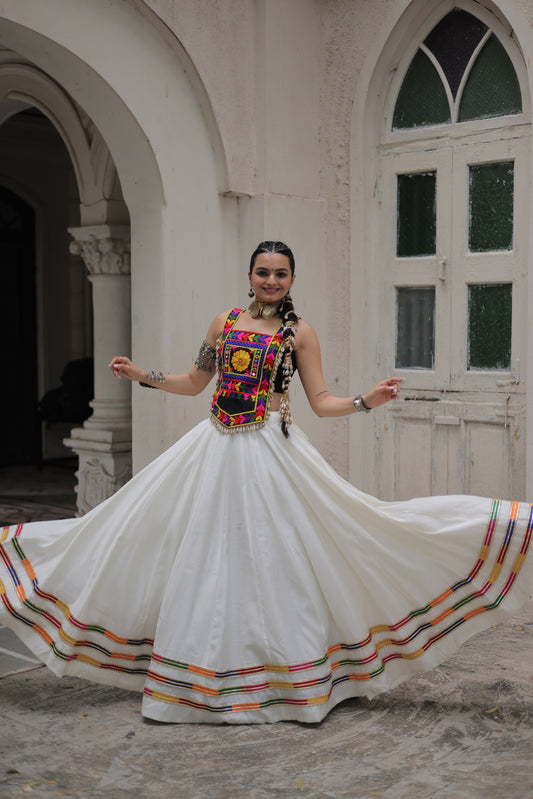For this upcoming Navaratri season our exclusive full stitched lehenga choli