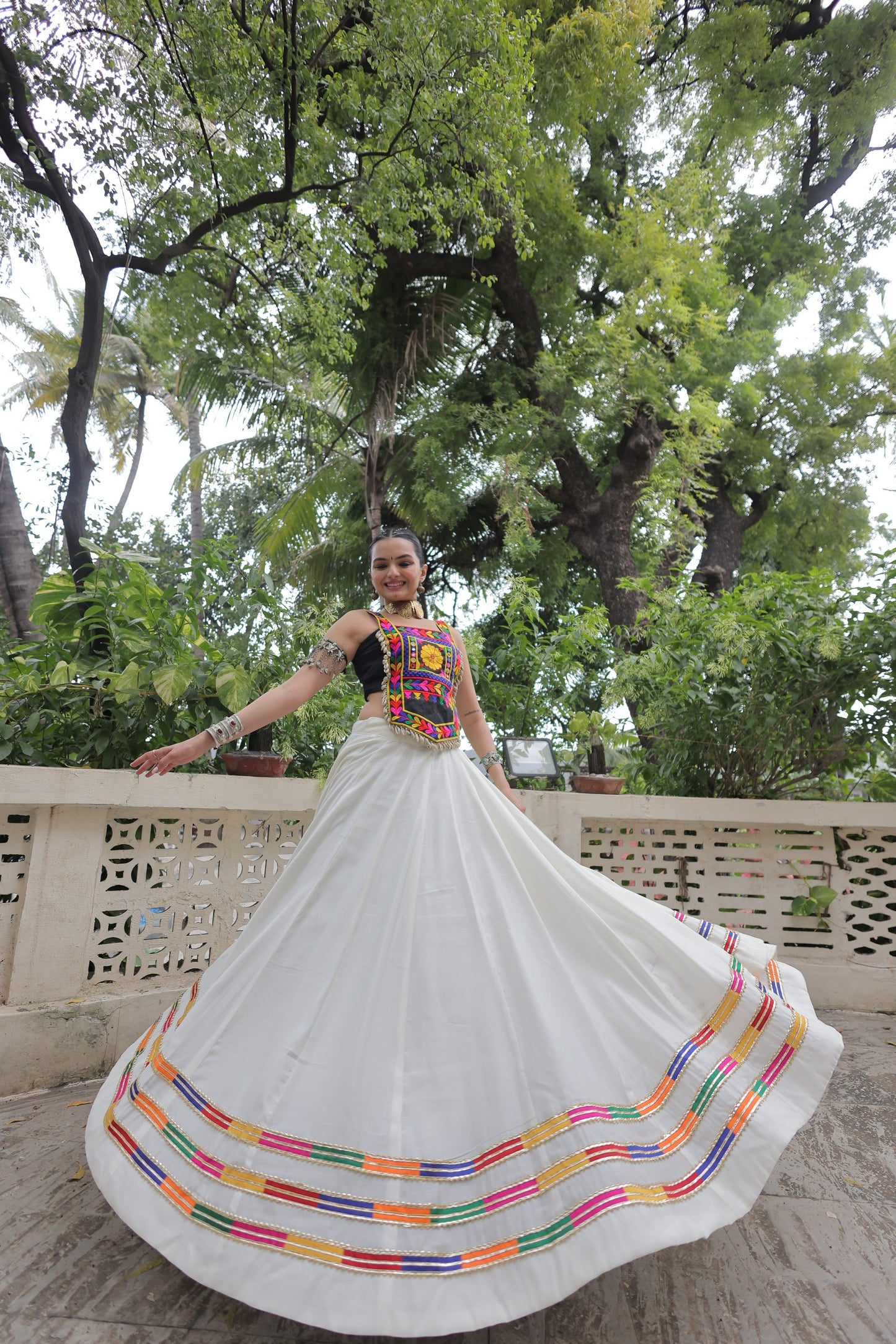For this upcoming Navaratri season our exclusive full stitched lehenga choli