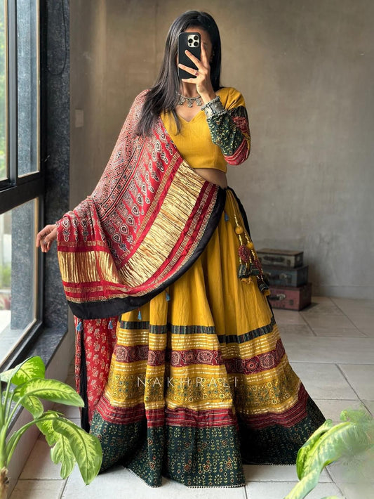 For this upcoming Navaratri season our exclusive full stitched lehenga choli
