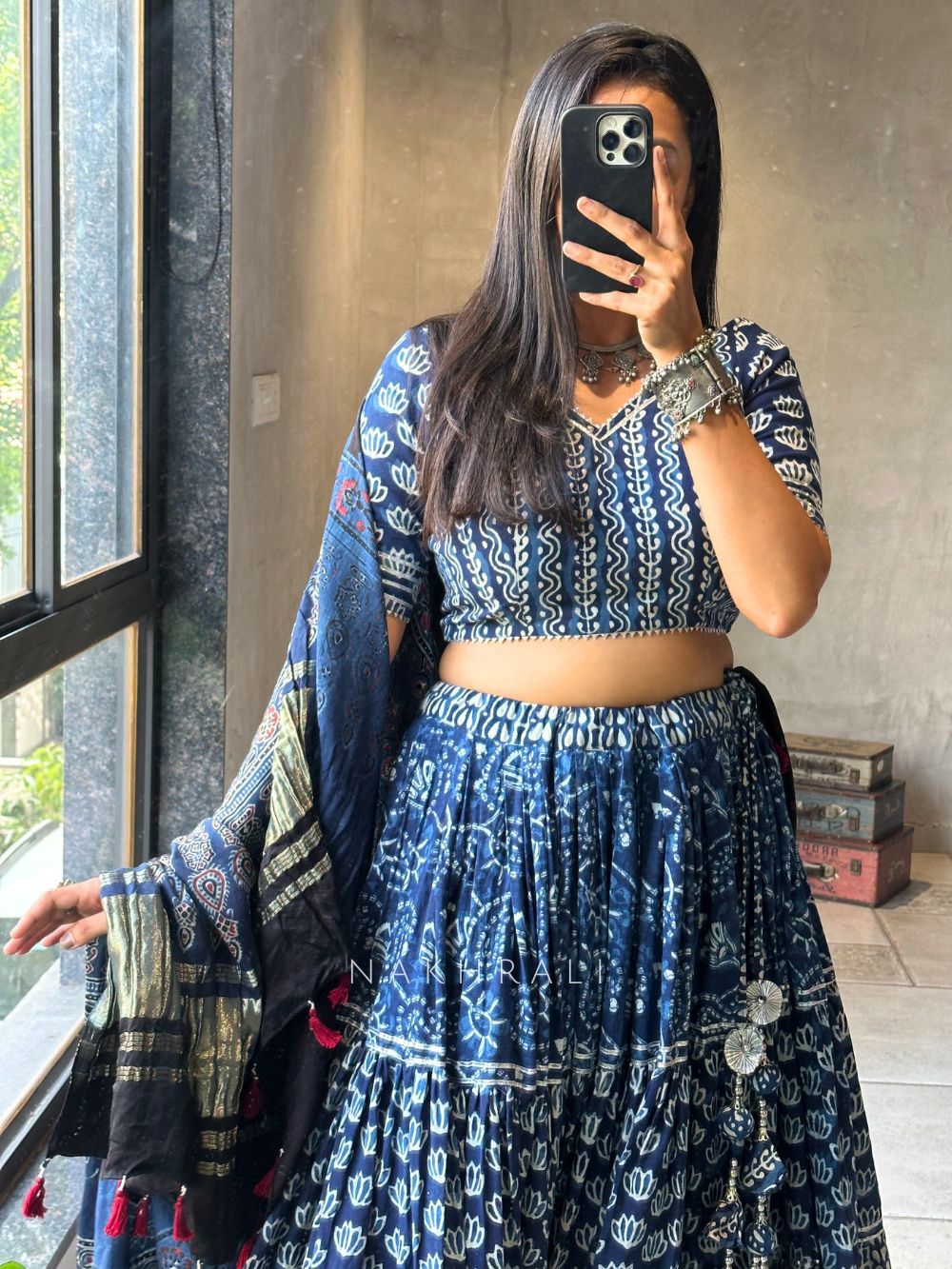 For this upcoming Navaratri season our exclusive full stitched lehenga choli