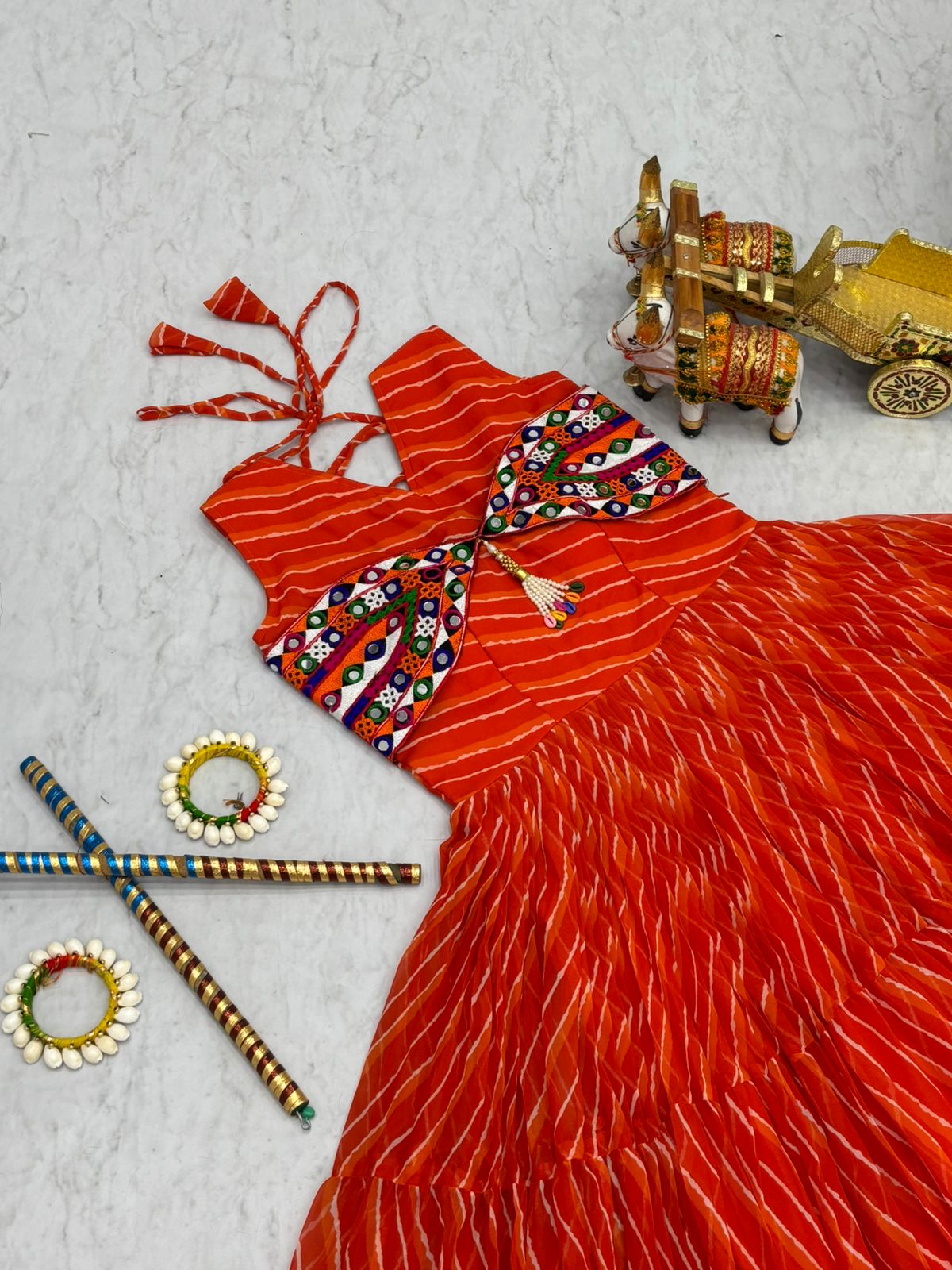 Launching Navratri Special Gamathi Work Gown