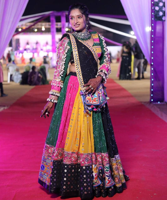 Presenting new designer printed navratri special lahenga choli