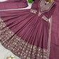 Presenting New Designer Collection In Roman simmer silk With Embroidery Work Top-Bottom And Dupatta Set Fully Stitched Ready To Wear
