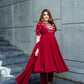 Presenting New Designer Collection In Roman simmer silk With Embroidery Work Top-Bottom And Dupatta Set Fully Stitched Ready To Wear