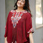 New trendy three piece indo western with sequence embroidered work