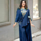 New trendy three piece indo western with sequence embroidered work