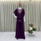 New trendy three piece indo western with sequence embroidered work