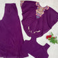 New trendy three piece indo western with sequence embroidered work