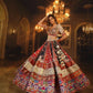 Presenting new designer printed lahenga choli