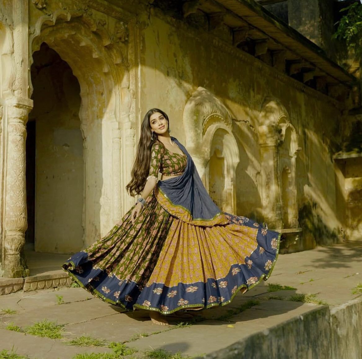 For this upcoming navratri season our exclusive full stitched lehenga choli
