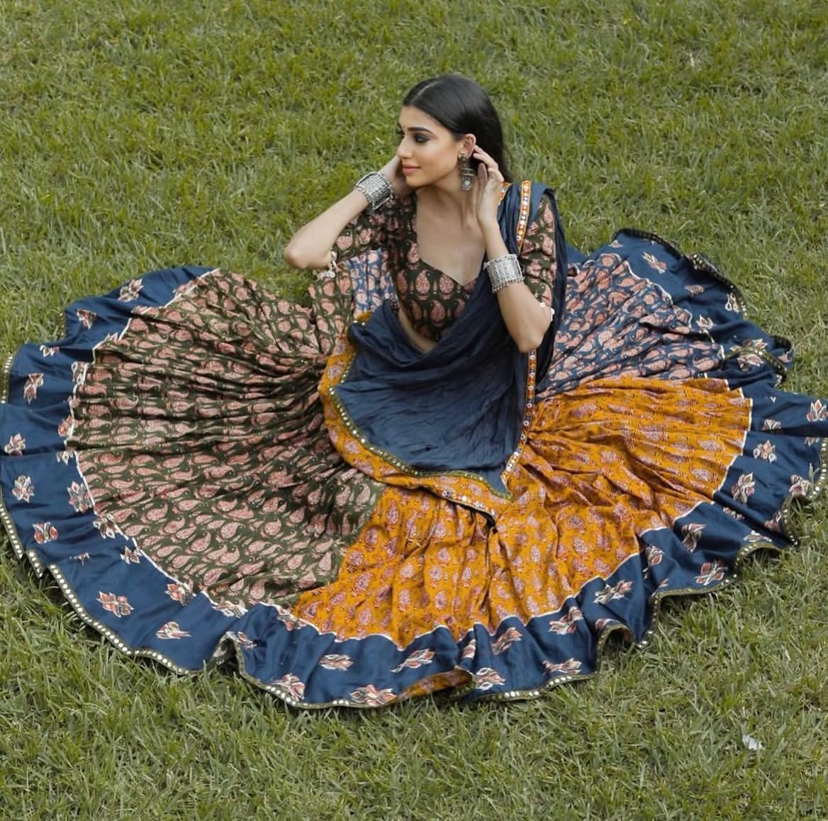 For this upcoming navratri season our exclusive full stitched lehenga choli
