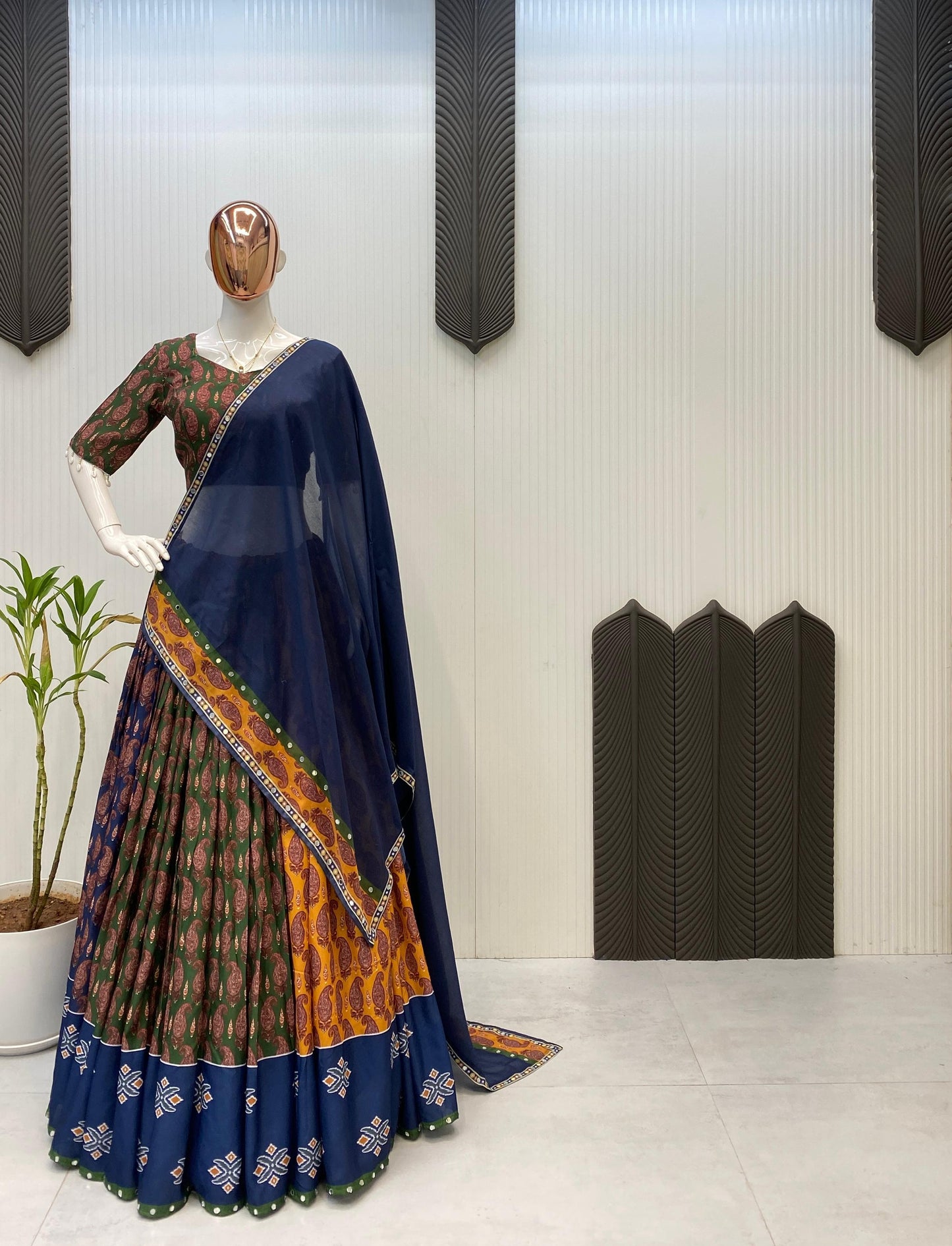 For this upcoming navratri season our exclusive full stitched lehenga choli