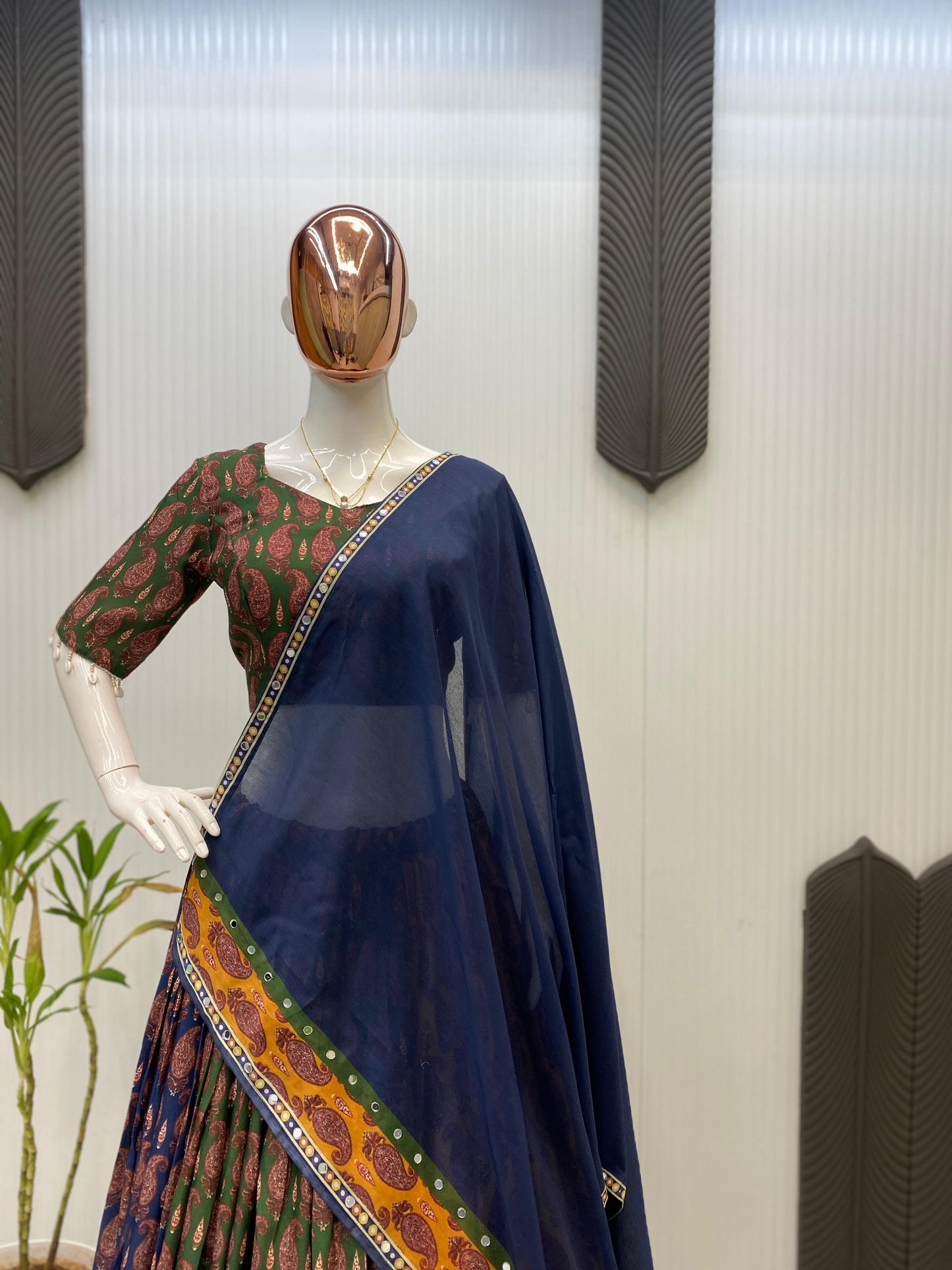 For this upcoming navratri season our exclusive full stitched lehenga choli