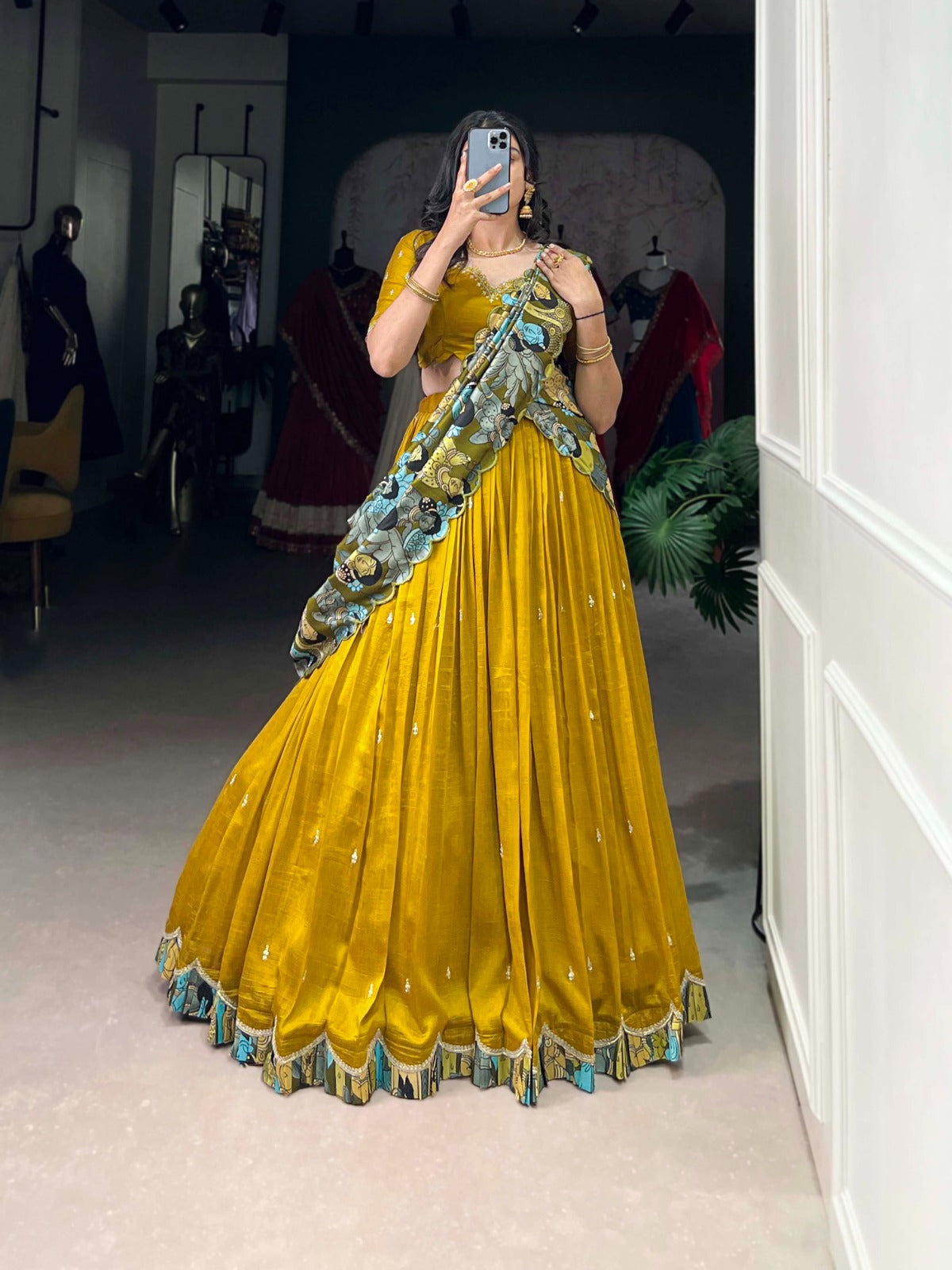 A masterpiece of sequins, thread, and tradition