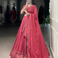 Celebrate the colors and culture of Navratri in original mirror Gamthi work on flowy rayon fabric