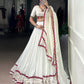 Celebrate the colors and culture of Navratri in original mirror Gamthi work on flowy rayon fabric