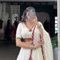 Celebrate the colors and culture of Navratri in original mirror Gamthi work on flowy rayon fabric