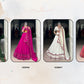 Celebrate the colors and culture of Navratri in original mirror Gamthi work on flowy rayon fabric