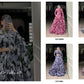 Glamorous, graceful, and glowing—Tabby silk with hotfix