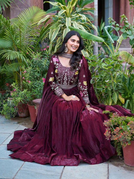 Launching New Festival Long Gown & Duptta