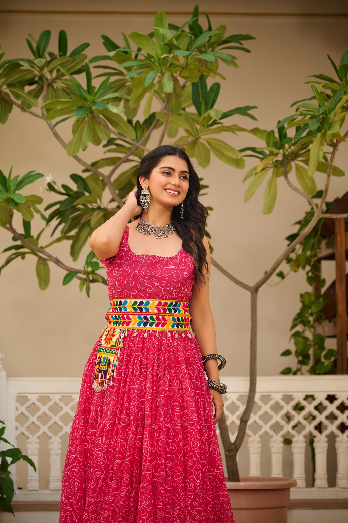 Launching Navratri Special Gamathi Work Gown