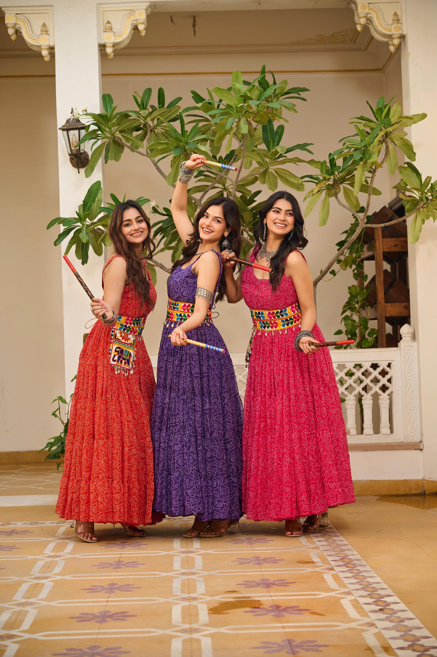 Launching Navratri Special Gamathi Work Gown