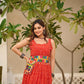 Launching Navratri Special Gamathi Work Gown