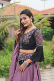 Launching Navratri Special Ajarakh Work Lehenga choli