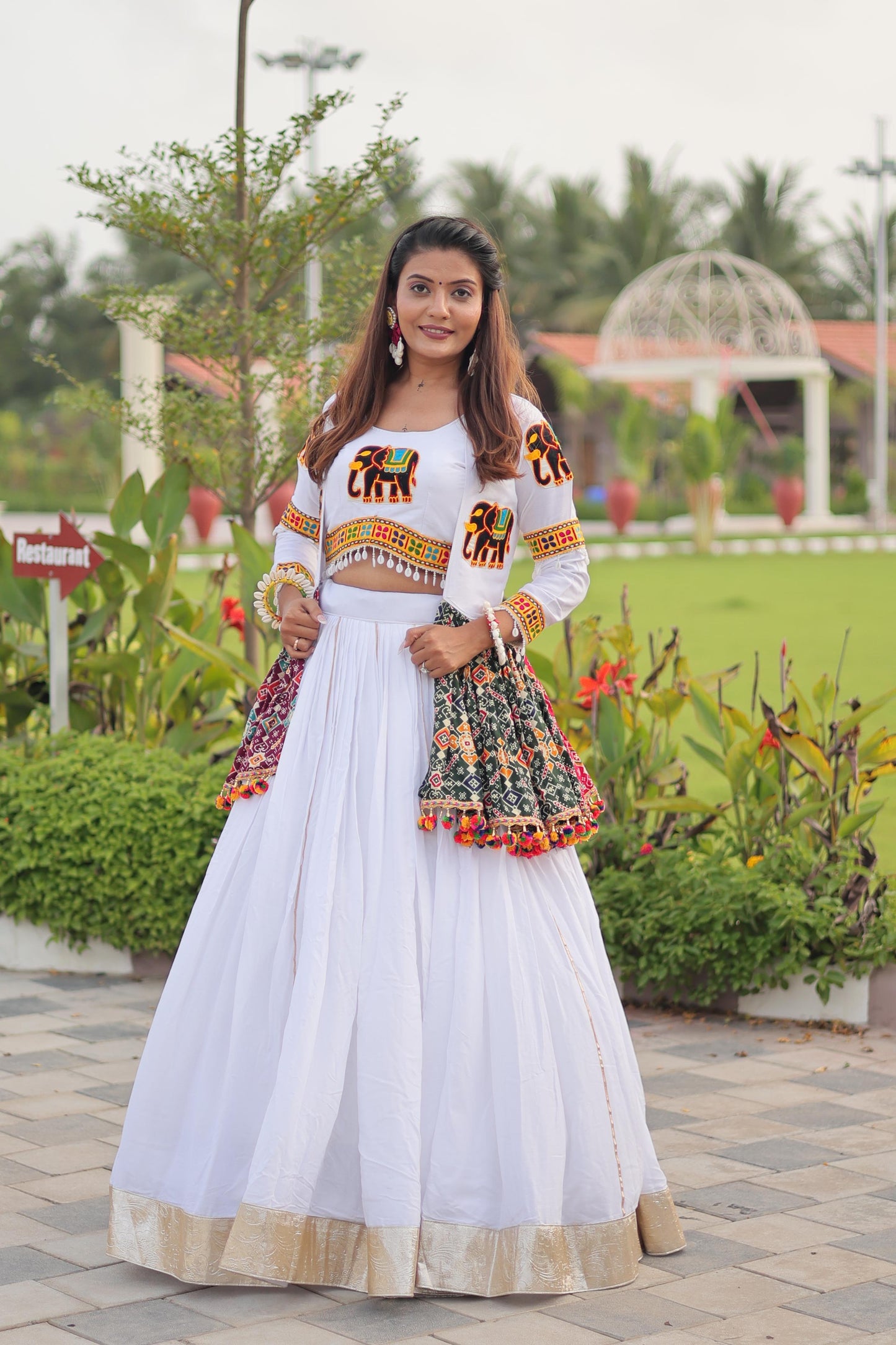 Launching Navratri Special Gamathi Work Lehenga choli